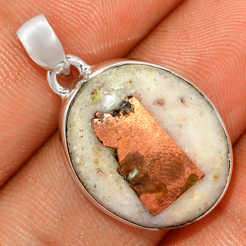 1.2" Rarest Copper Agate Pendants - RCAP332