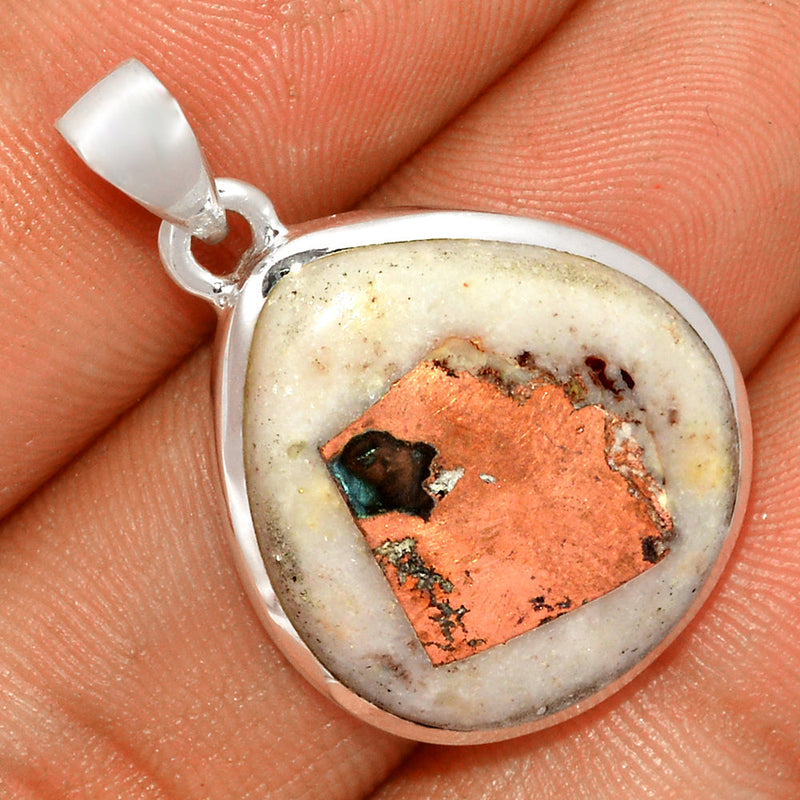 1.2" Rarest Copper Agate Pendants - RCAP346