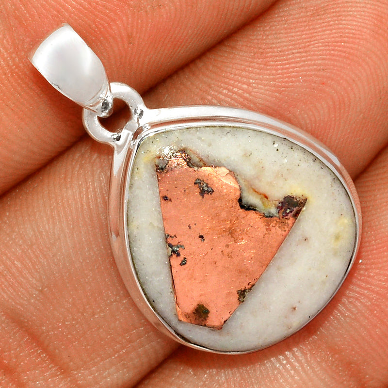 1.2" Rarest Copper Agate Pendants - RCAP347