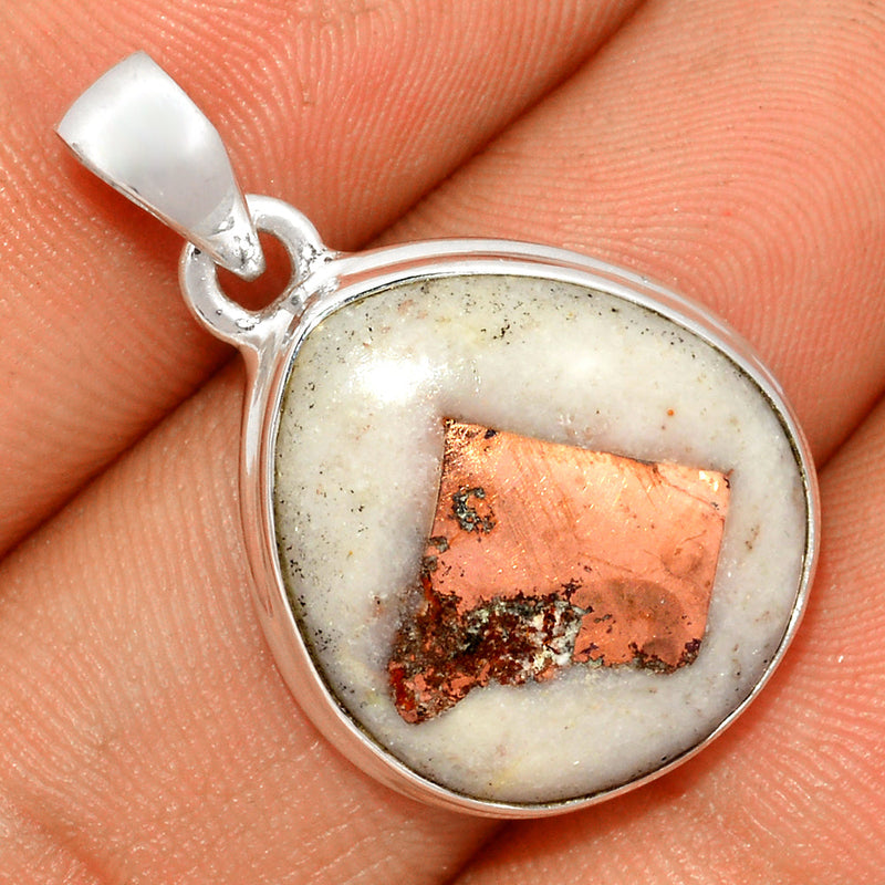 1.2" Rarest Copper Agate Pendants - RCAP348