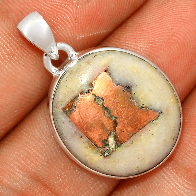 1.2" Rarest Copper Agate Pendants - RCAP357