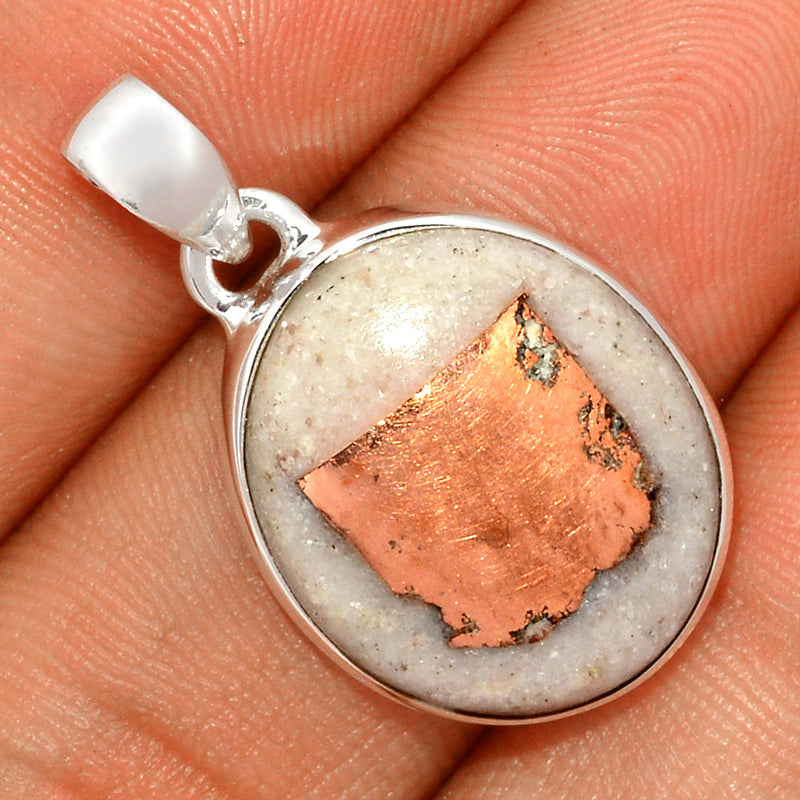 1.1" Rarest Copper Agate Pendants - RCAP366