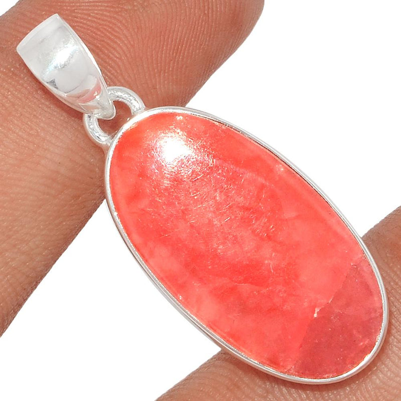 1.6" Rhodochrosite Jelly Pendants - RCJP196