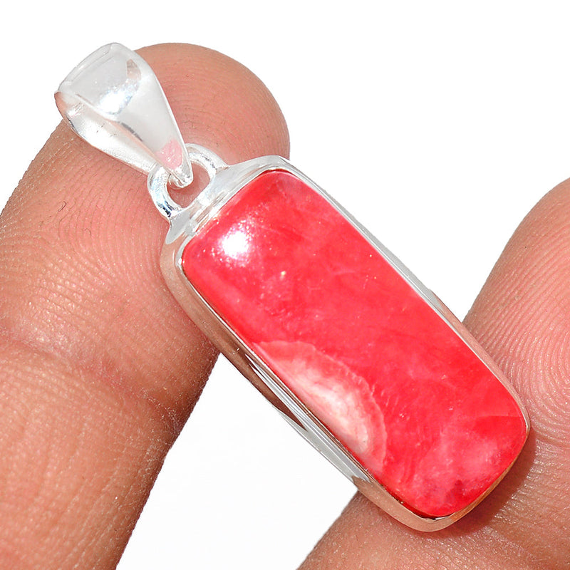 1.5" Rhodochrosite Jelly Pendants - RCJP286