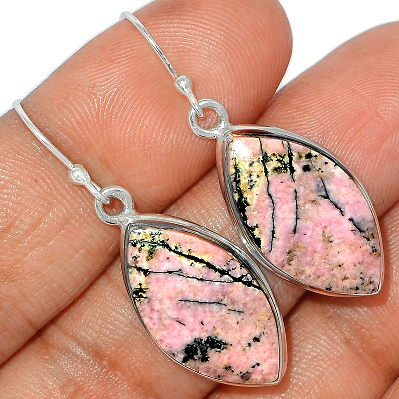 1.6" Rhodonite Earrings - RDNE325