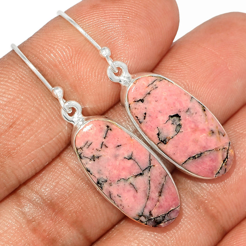 1.6" Rhodonite Earrings - RDNE377