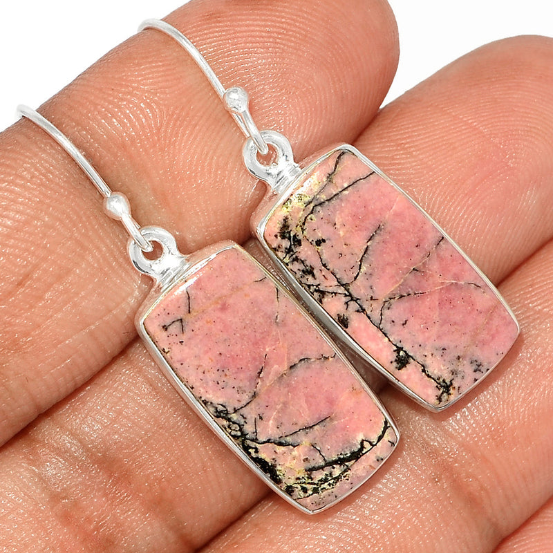 1.5" Rhodonite Earrings - RDNE399