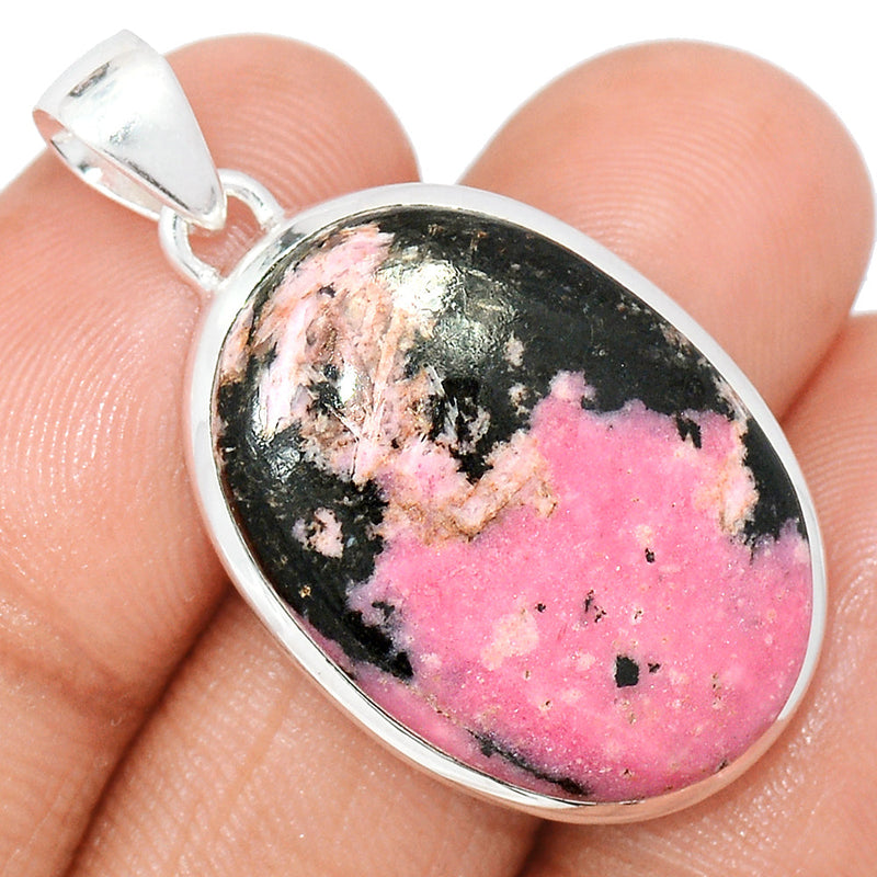 1.5" Rhodonite Pendants - RDNP1418