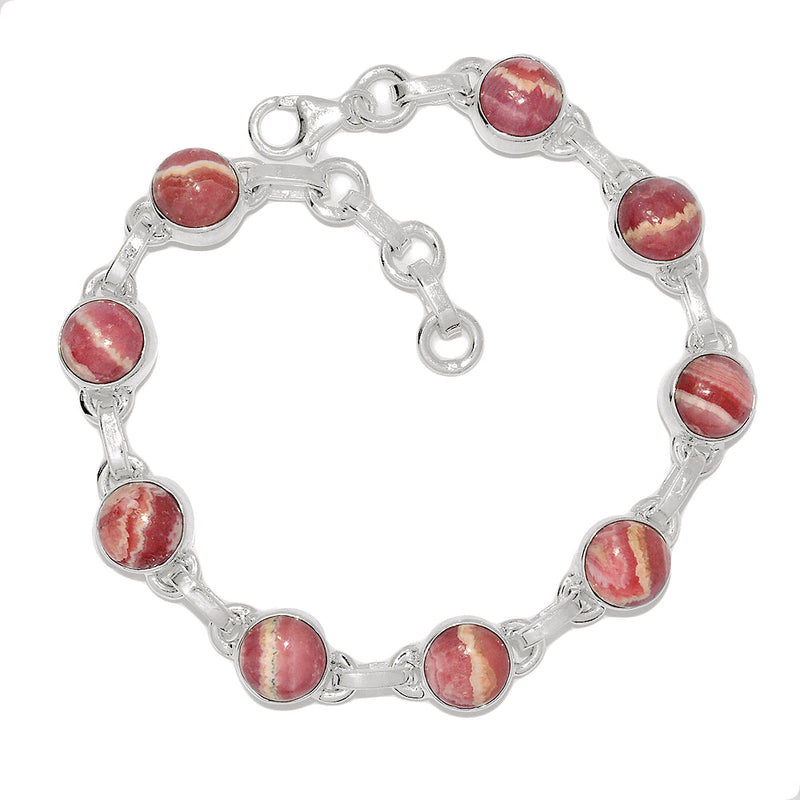 8.2" Rhodochrosite Bracelets - RDOB158