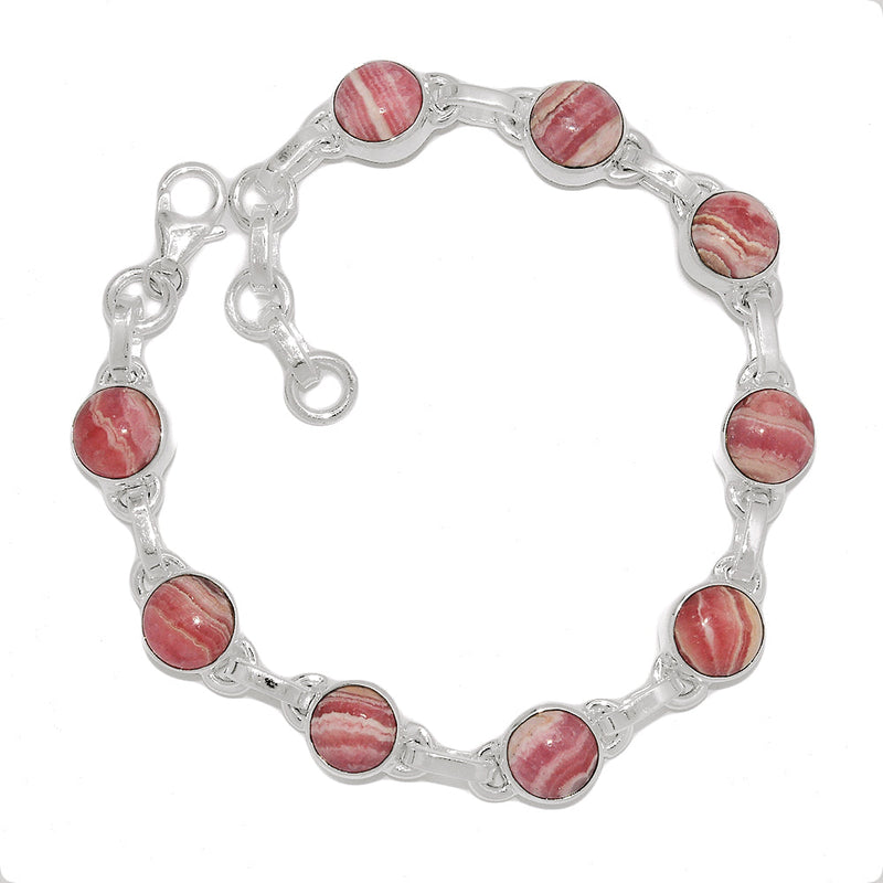 8.1" Rhodochrosite Bracelets - RDOB166