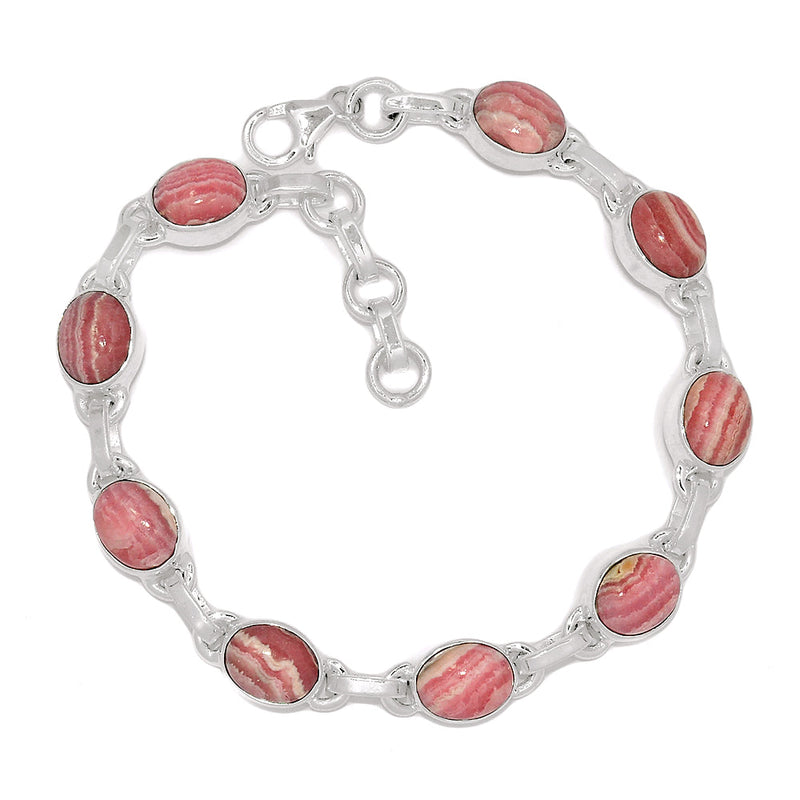 8.5" Rhodochrosite Bracelets - RDOB170