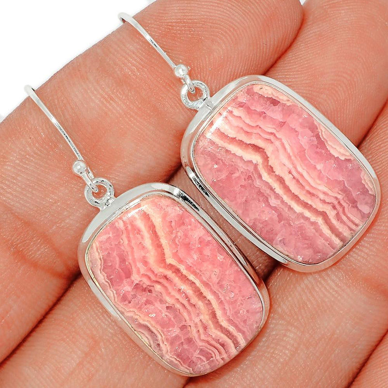 1.6" Rhodochrosite Earrings - RDOE580