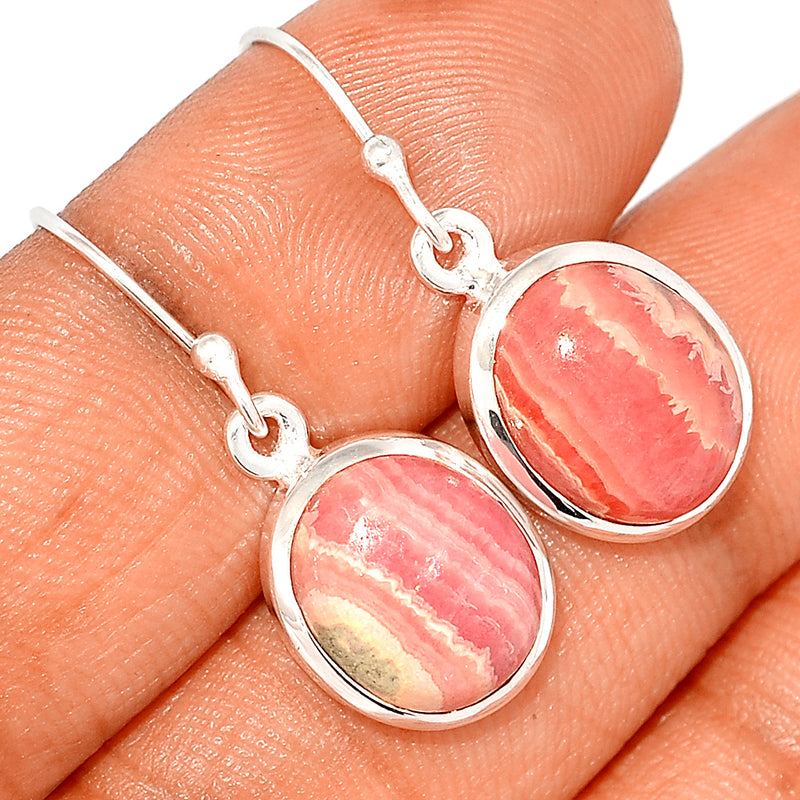 1.2" Rhodochrosite Earrings - RDOE755