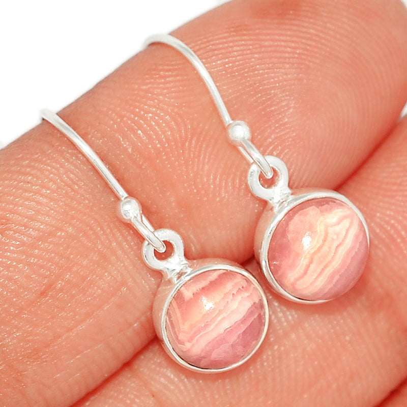 1" Rhodochrosite Earrings - RDOE764