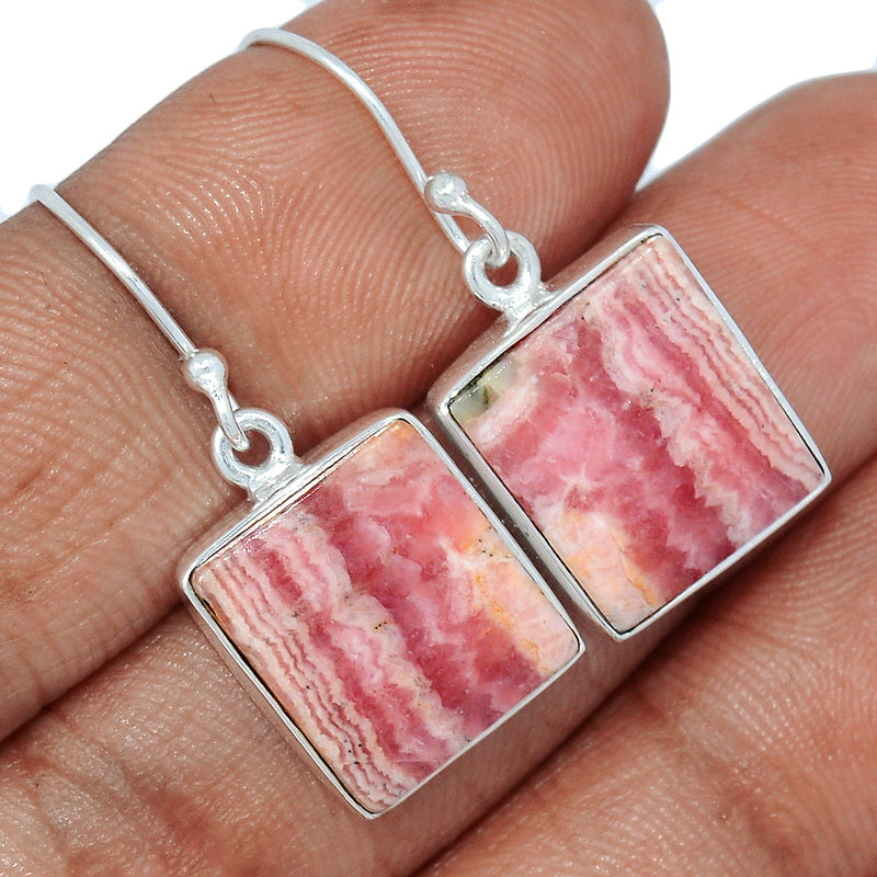 1.2" Rhodochrosite Earrings - RDOE951