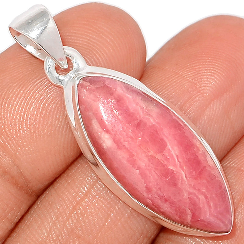 1.5" Rhodochrosite Pendants - RDOP2434