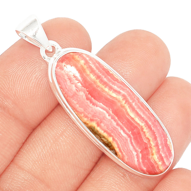 1.8" Rhodochrosite Pendants - RDOP2540