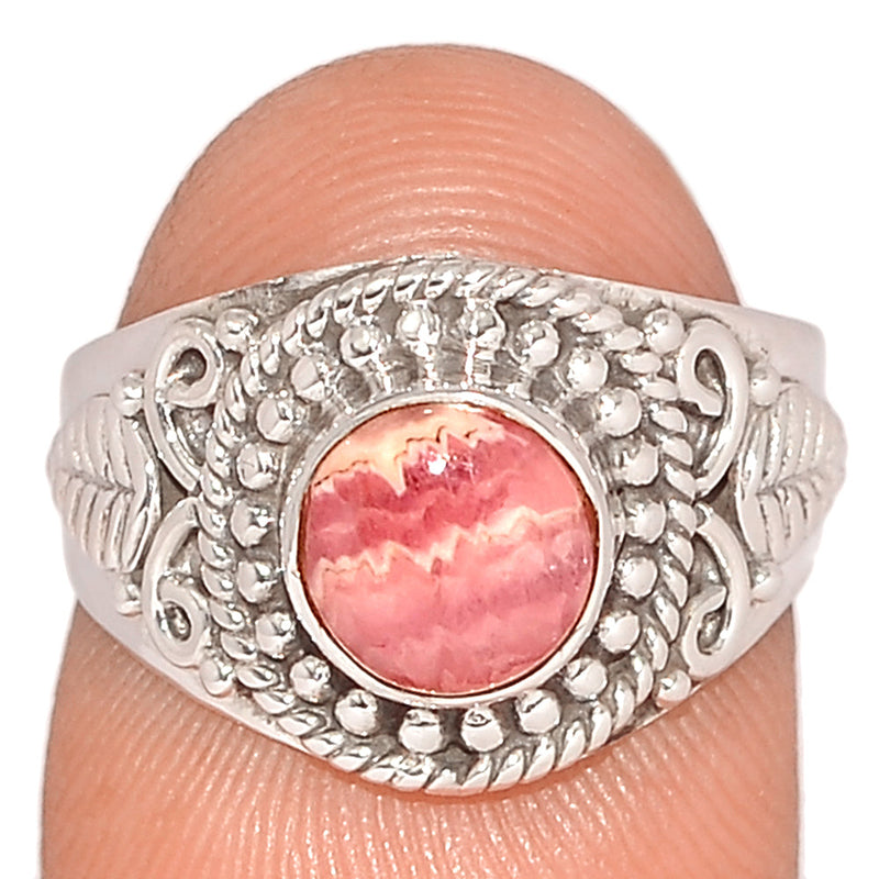 Fine Filigree - Rhodochrosite Ring - RDOR2006