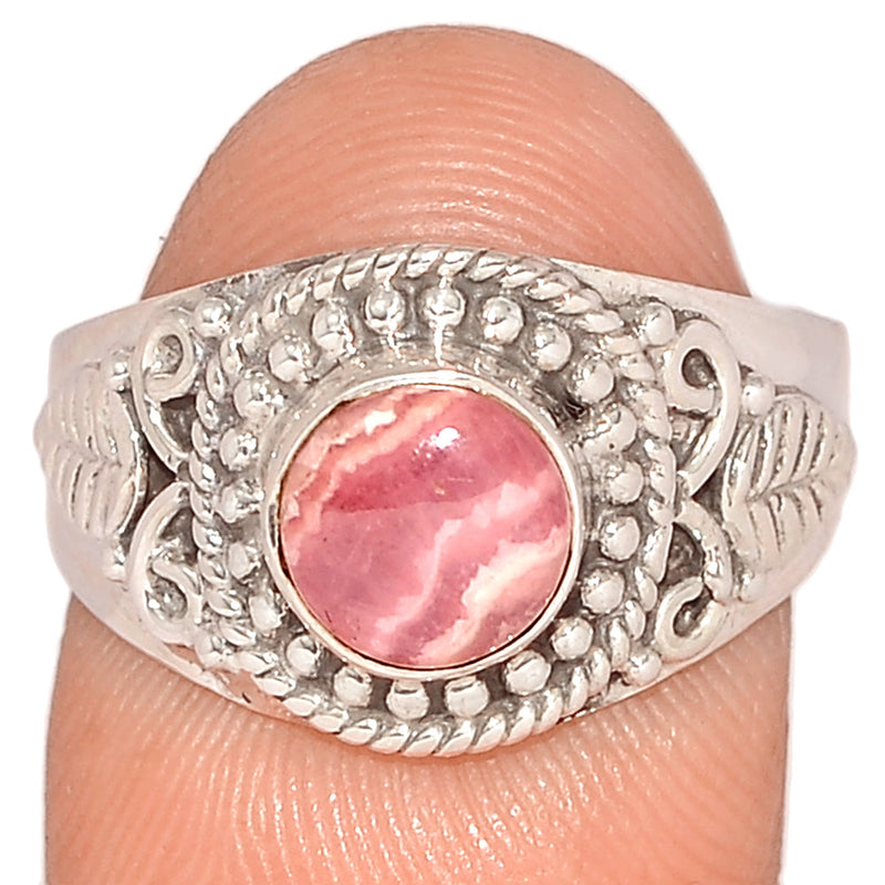 Fine Filigree - Rhodochrosite Ring - RDOR2009