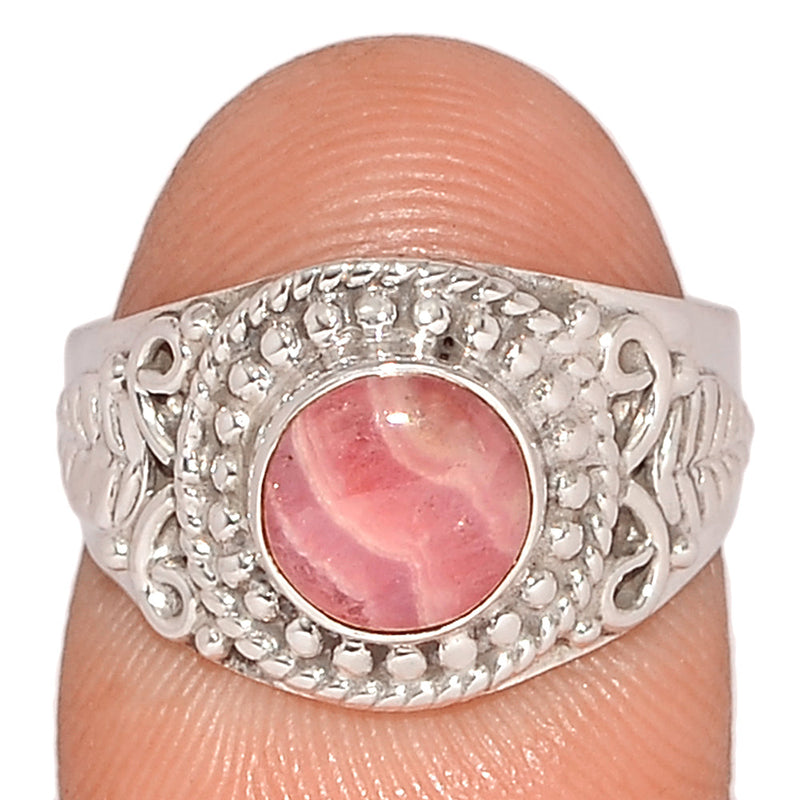 Fine Filigree - Rhodochrosite Ring - RDOR2010