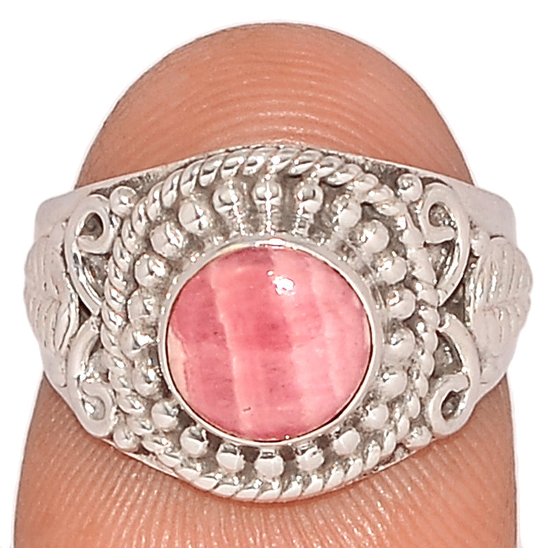 Fine Filigree - Rhodochrosite Ring - RDOR2014