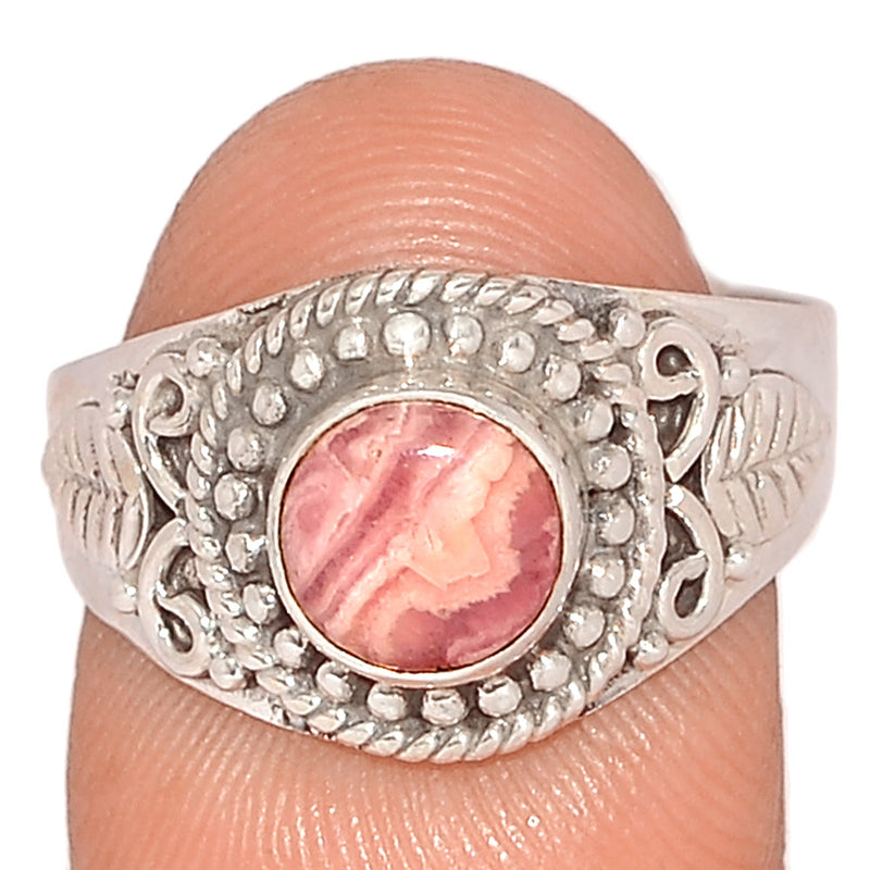 Fine Filigree - Rhodochrosite Ring - RDOR2016