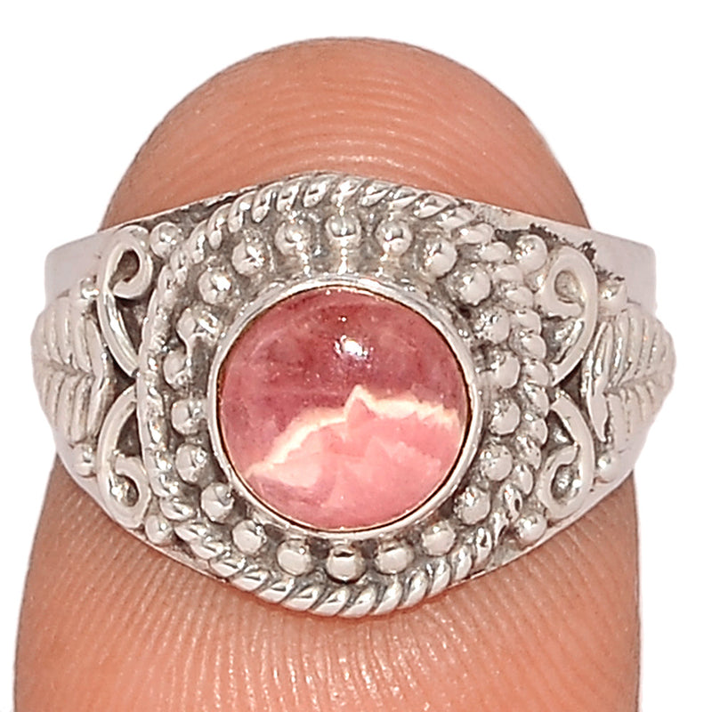 Fine Filigree - Rhodochrosite Ring - RDOR2024