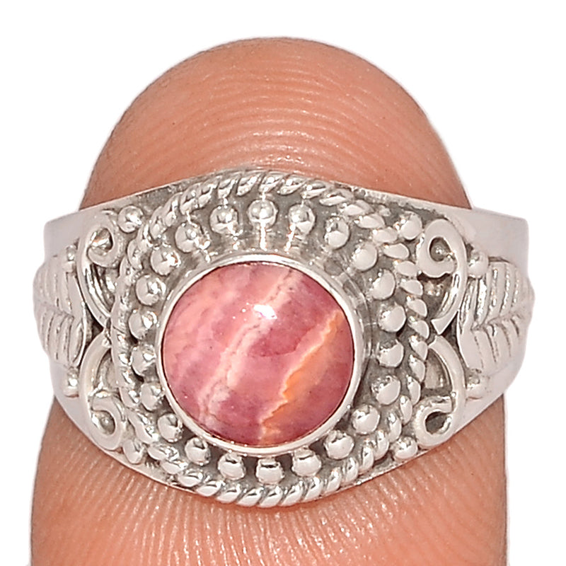 Fine Filigree - Rhodochrosite Ring - RDOR2028