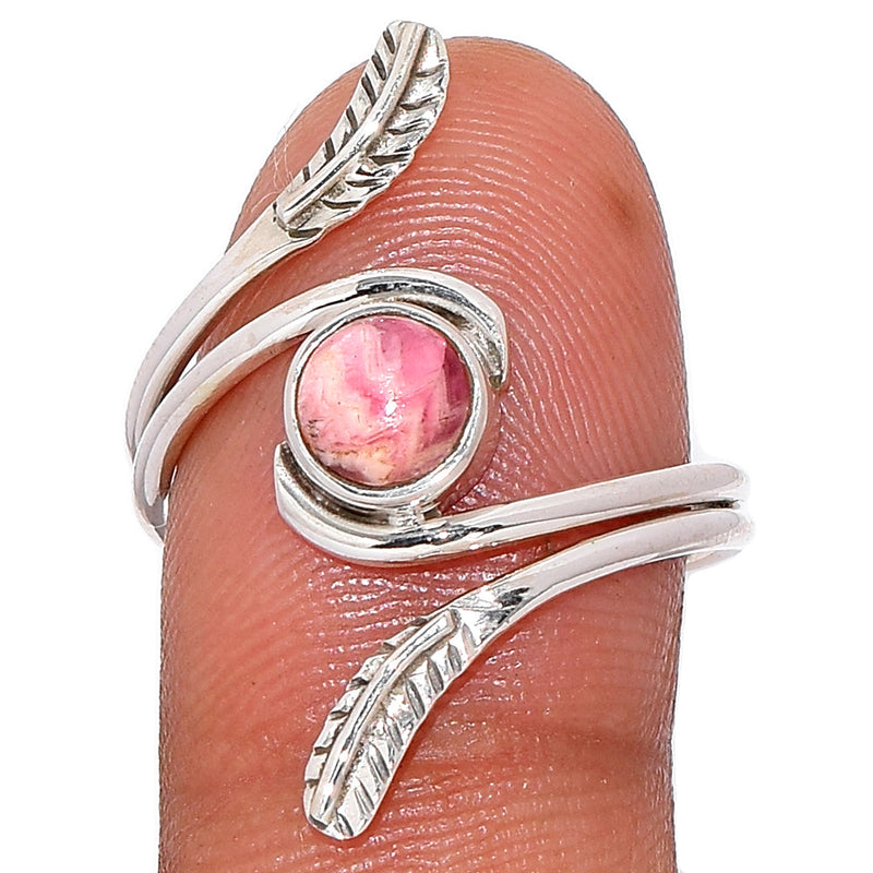 Leaves - Rhodochrosite Ring - RDOR2108