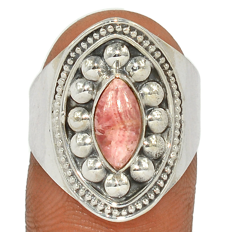 Fine Filigree - Rhodochrosite Ring - RDOR2196