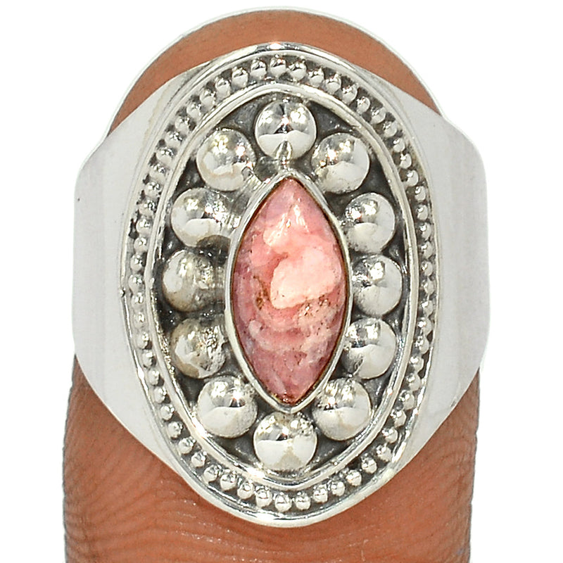 Fine Filigree - Rhodochrosite Ring - RDOR2197