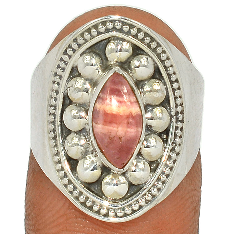 Fine Filigree - Rhodochrosite Ring - RDOR2198