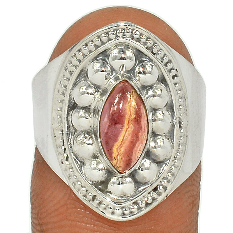 Fine Filigree - Rhodochrosite Ring - RDOR2202