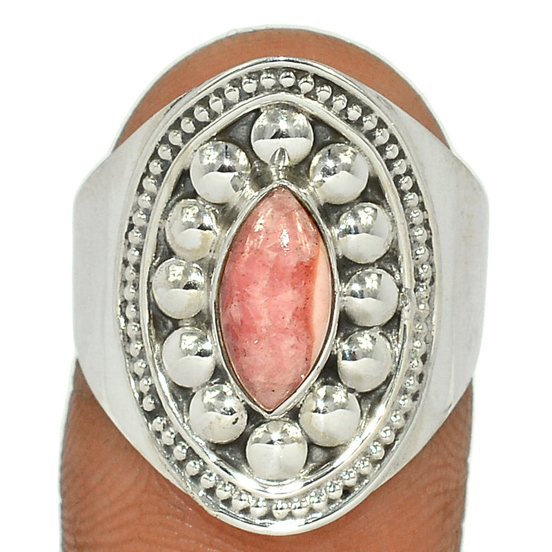 Fine Filigree - Rhodochrosite Ring - RDOR2208