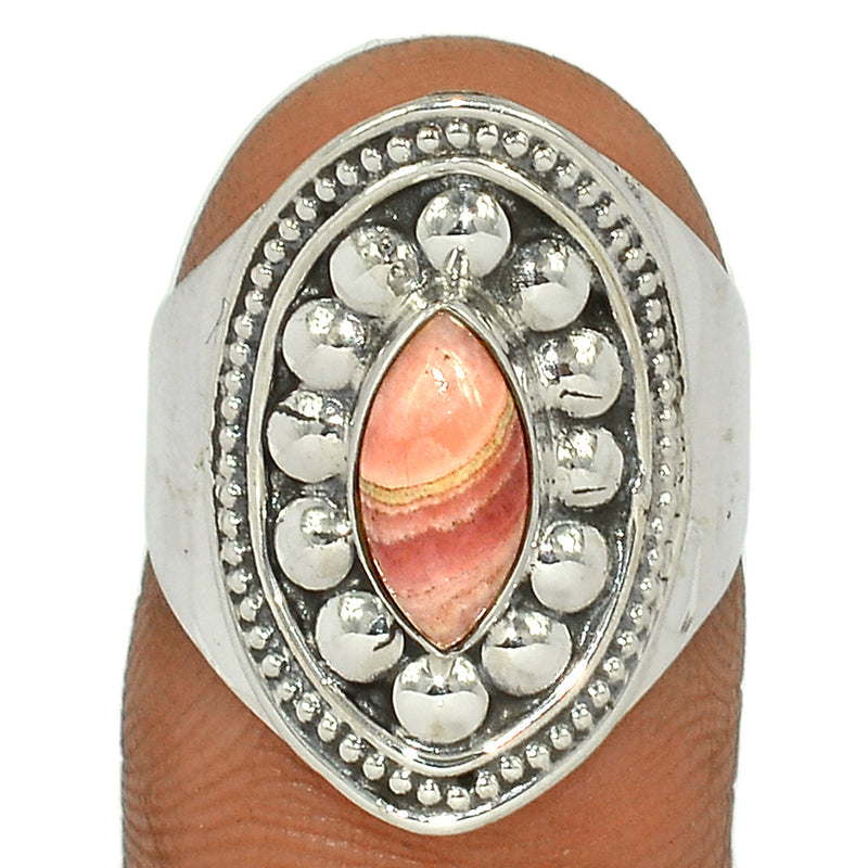 Fine Filigree - Rhodochrosite Ring - RDOR2211
