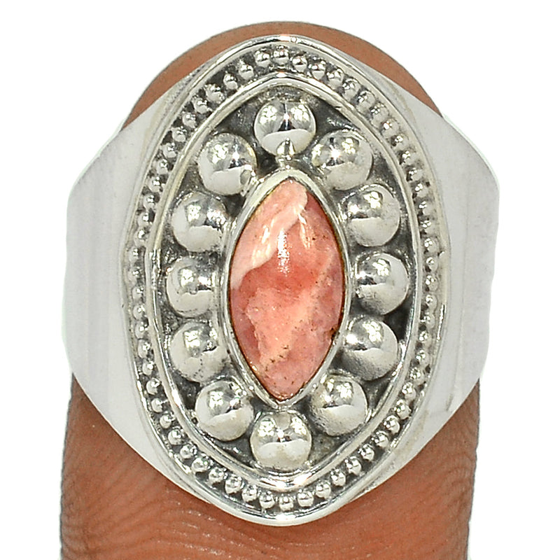 Fine Filigree - Rhodochrosite Ring - RDOR2216