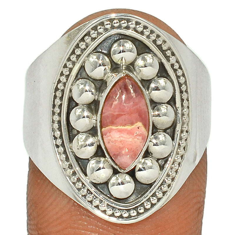 Fine Filigree - Rhodochrosite Ring - RDOR2217
