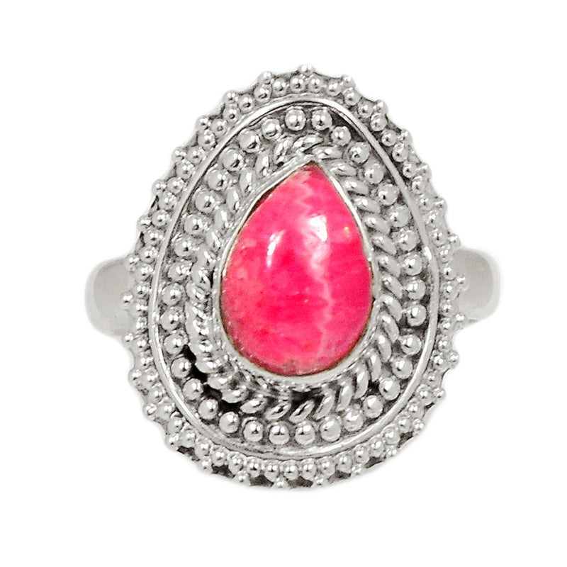 Fine Filigree - Rhodochrosite Ring - RDOR2225