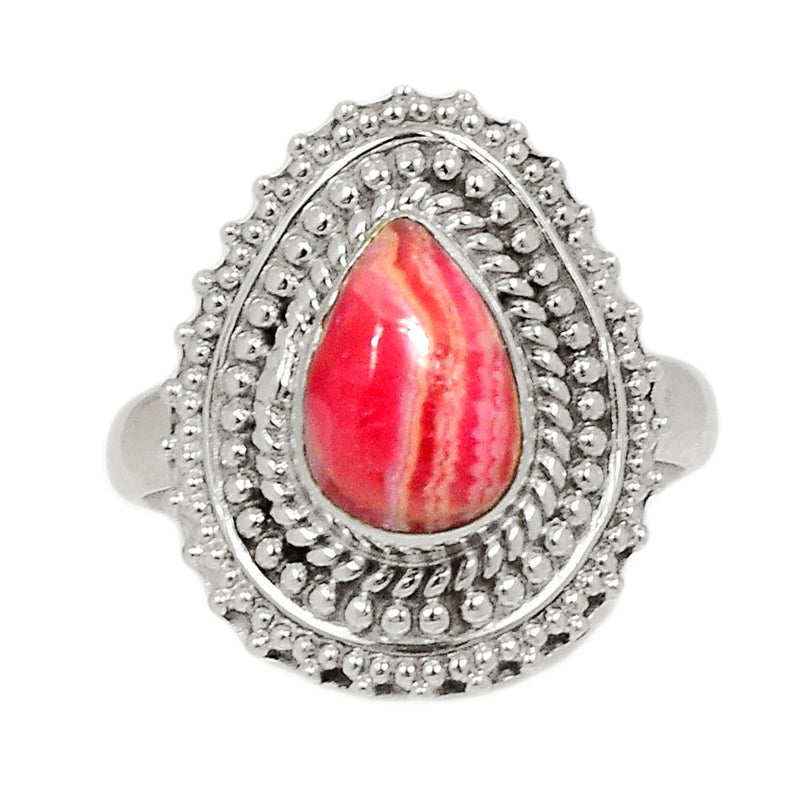 Fine Filigree - Rhodochrosite Ring - RDOR2226