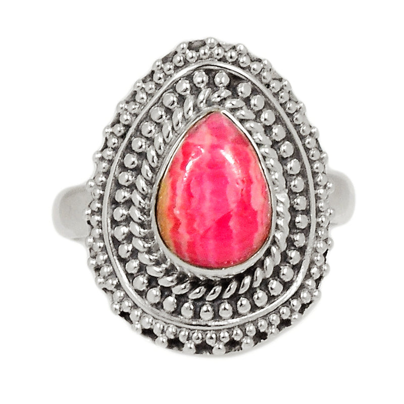 Fine Filigree - Rhodochrosite Ring - RDOR2227