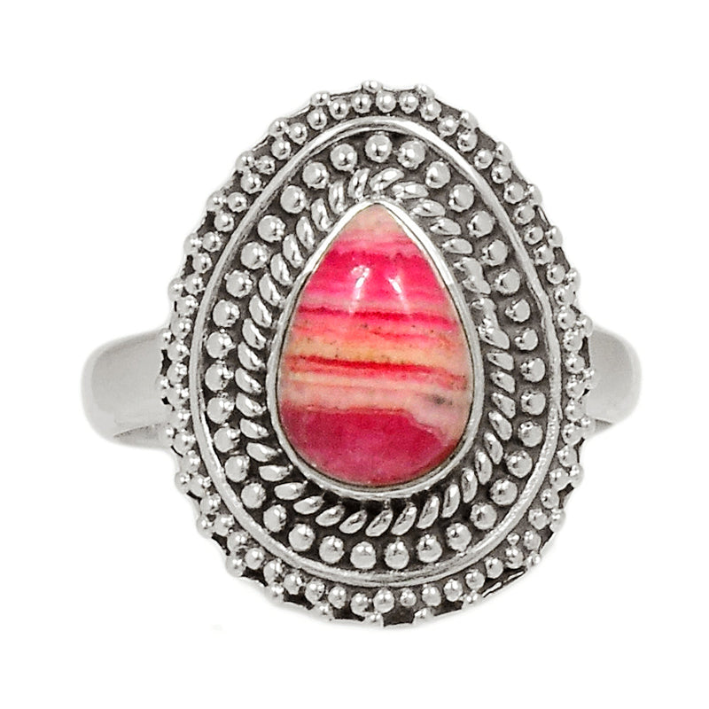 Fine Filigree - Rhodochrosite Ring - RDOR2231