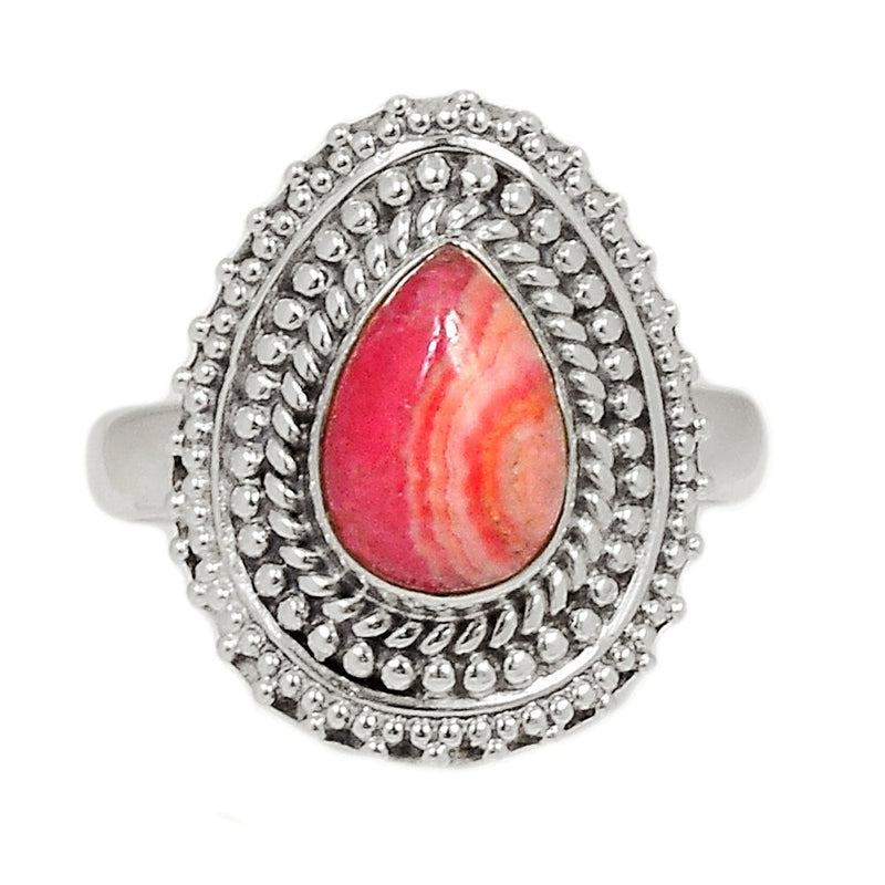 Fine Filigree - Rhodochrosite Ring - RDOR2235