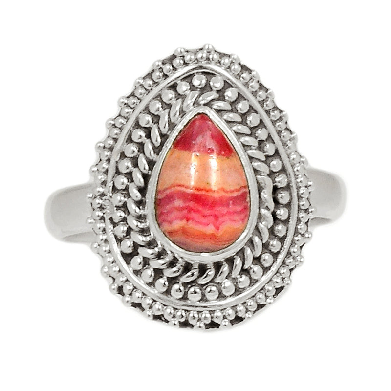 Fine Filigree - Rhodochrosite Ring - RDOR2236