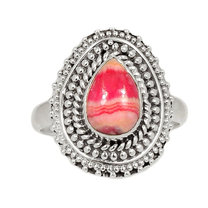 Fine Filigree - Rhodochrosite Ring - RDOR2238