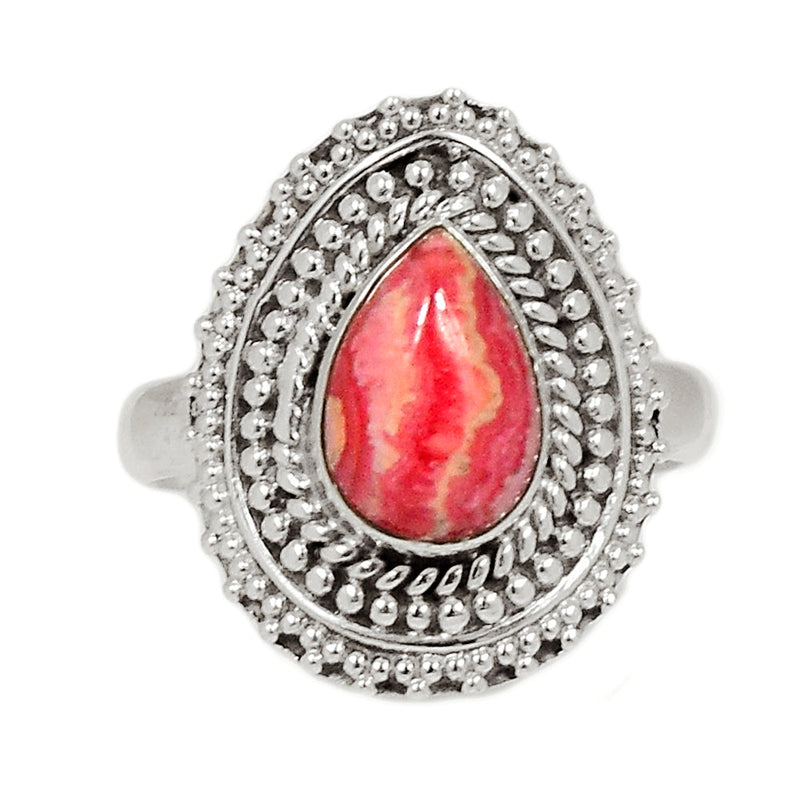 Fine Filigree - Rhodochrosite Ring - RDOR2239