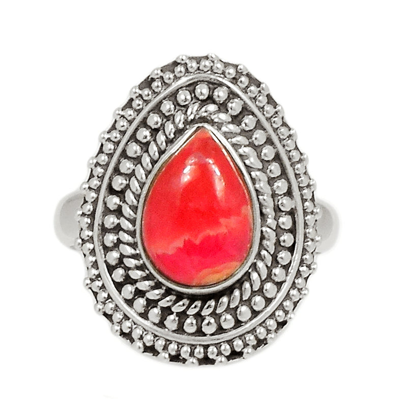 Fine Filigree - Rhodochrosite Ring - RDOR2243