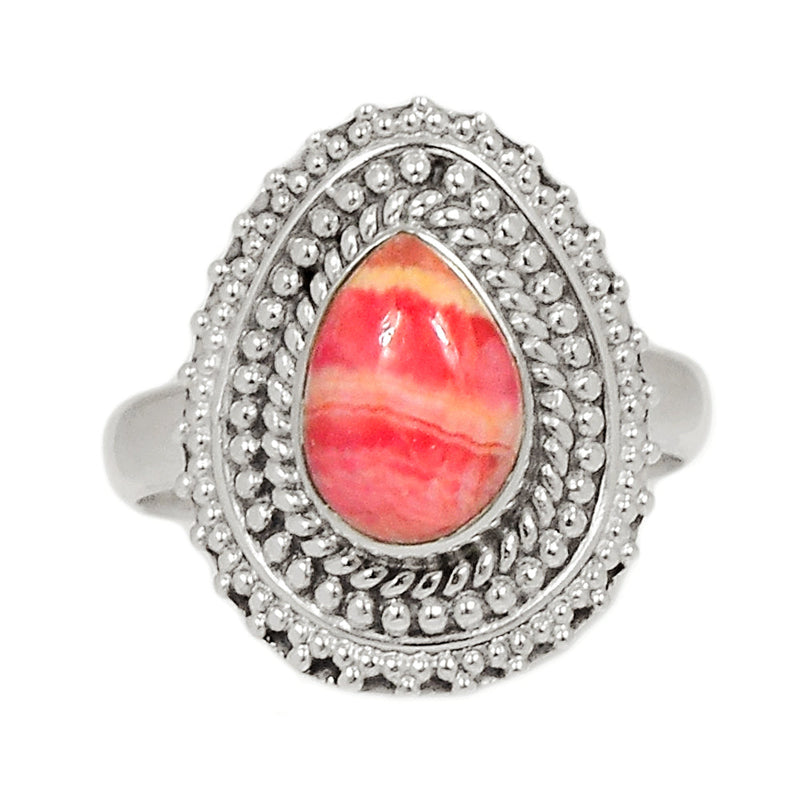 Fine Filigree - Rhodochrosite Ring - RDOR2244