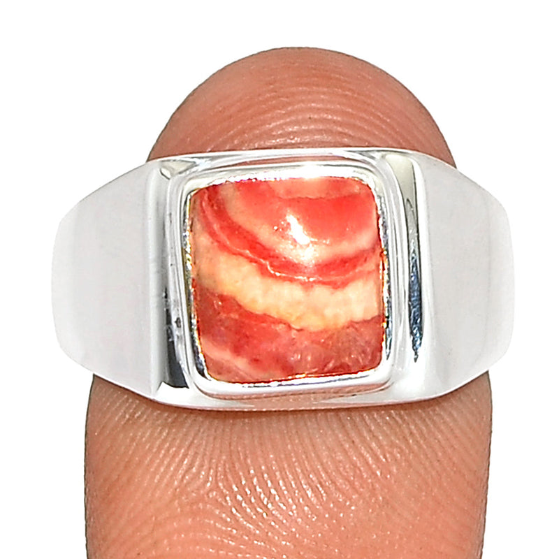 Solid - Rhodochrosite Ring - RDOR2347