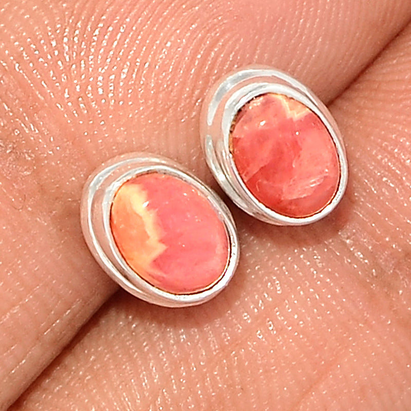 Rhodochrosite Studs - RDOS65