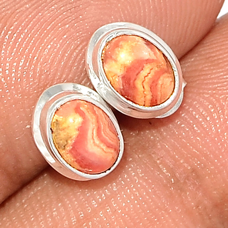 Rhodochrosite Studs - RDOS68